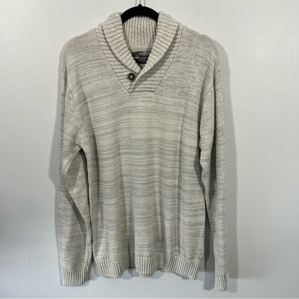Light Gray Mock Neck Sweater